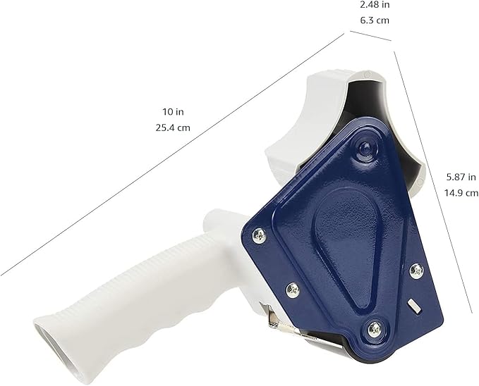 Amazon Basics Packaging Tape Dispenser Gun for 1.88-Inch Wide Packing Tape/3-Inch Inner Paper Core