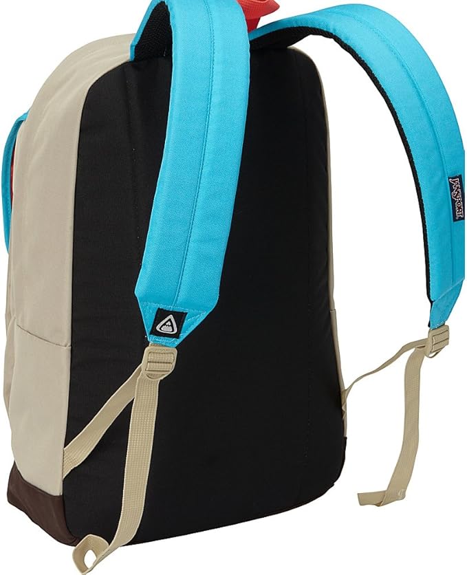 JANSPORT Cortlandt 15-inch Laptop Backpack - Rugged Vegan Leather Bag, Black