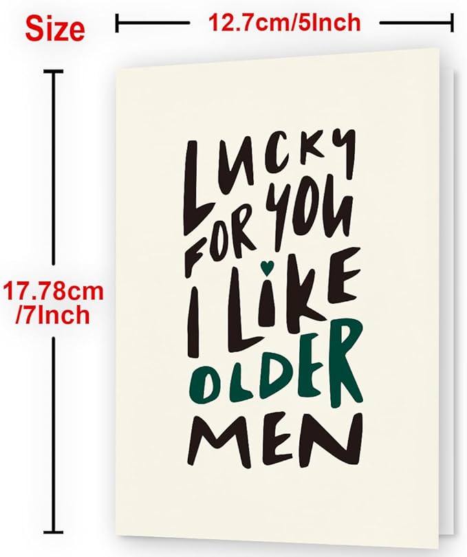 Funny Birthday Card for Boyfriend, Men, Husband, Him | Husband Birthday Card from Wife | Happy Birthday Card