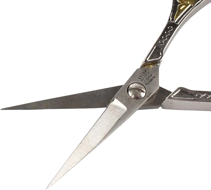 JubileeYarn Sun Motif Embroidery Craft Scissors - Silver - 10 Scissors