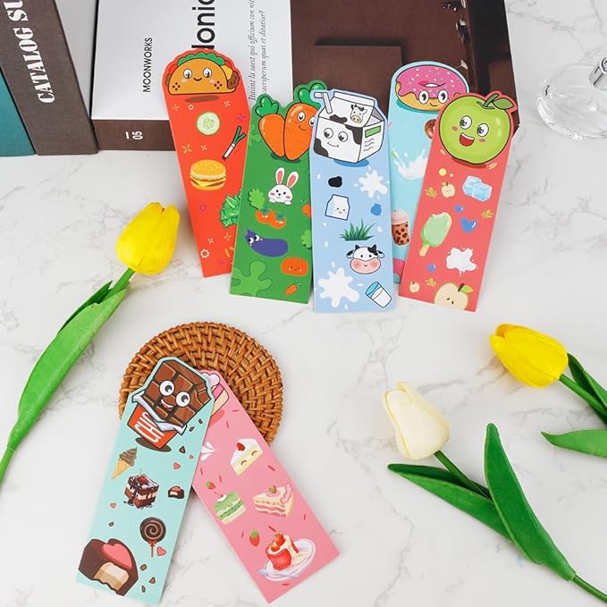 Bookmark, 36Pcs Bookmarks for Kids, Cute Bookmarks, Book Marks for Reading Kids, Kids Bookmarks, Bookmarks for Book Lovers,Book Markers, Bookmarks Bulk, Classroom Rewards, Classroom Prizes Elementary