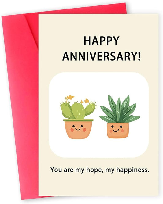 Funny Anniversary Card Gifts for Men Him, Anniversary Card to Husband, Happy Anniversary Cards for Boyfriend, Wedding Anniversary Card