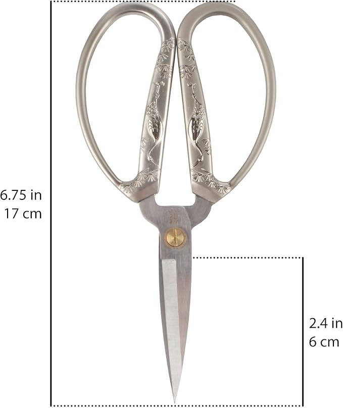 JubileeYarn Classic Chinese Small Embroidery Craft Scissors - Silver - 3 Scissors