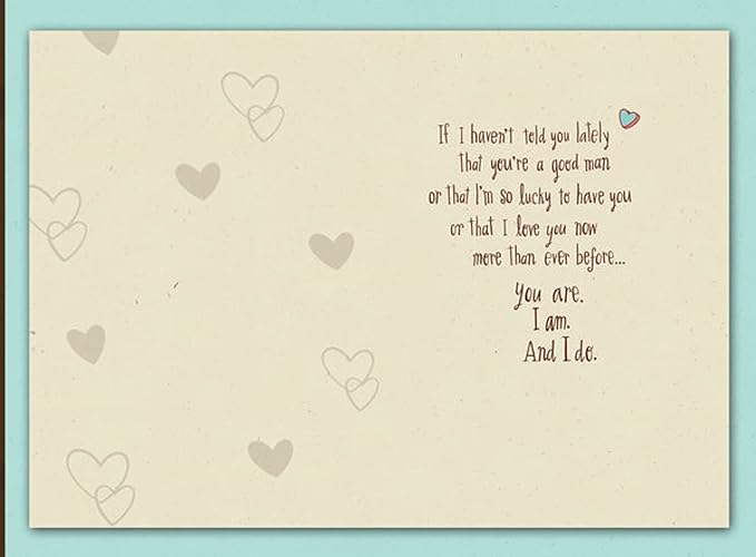 Hallmark Father's Day Card or Love Card for Him, Lucky Me to Have You (Anniversary Card)