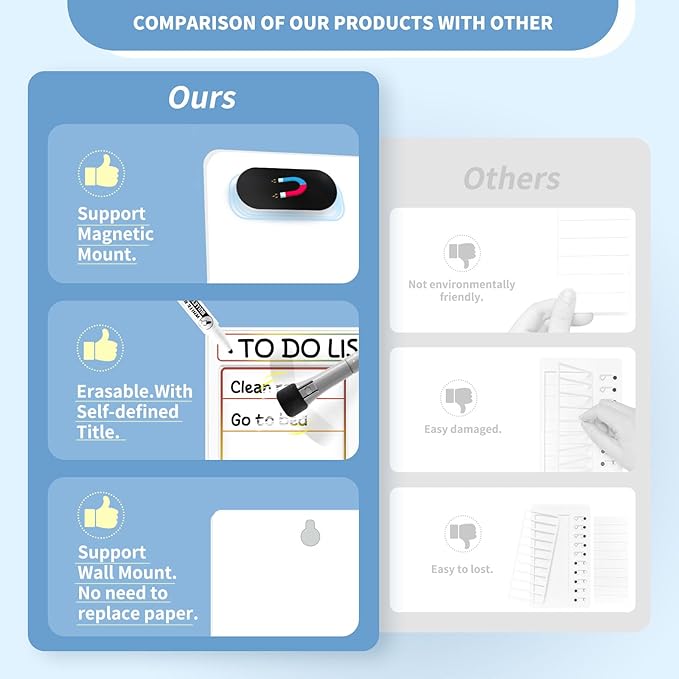 4 Pcs Chore Chart for Kids: Dry Erase My Chores Slider Chart, Magnetic Visual Schedule for Fridge, Kids Daily Checklist - ADHD Tools: to Do List and Routine Chart for Multiple Kids (Rainbow 4-pack)