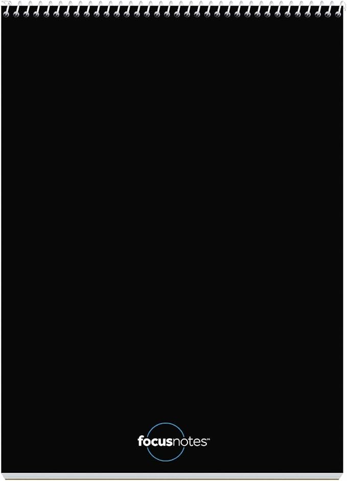 Oxford FocusNotes Writing Tablet, 8-1/2 x 11-3/4 Inches, White, Cornell Rule, 70 Sheets(90221)