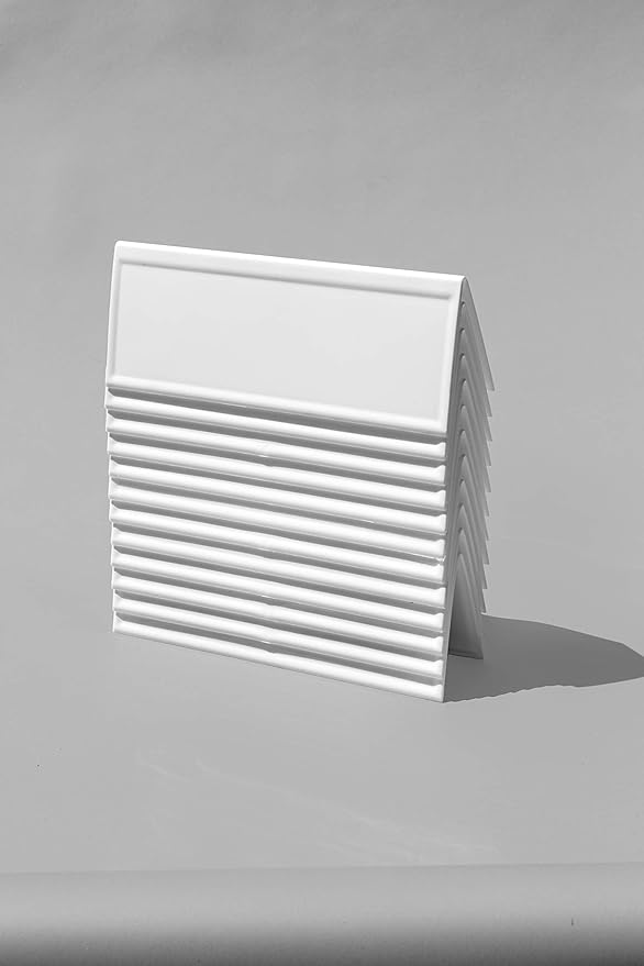 Trainers Warehouse Heavy Duty Premium Reusable Name Cards, White, Dry-Erase Tent, Space Saver, 8.75" x 3" (10)