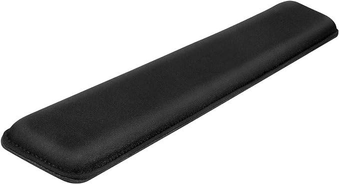 Yolanda Keyboard Wrist Rest/Pad - Cooling Gel - Stitched Edges - Keyboard Accessory,Ergonomic,Black