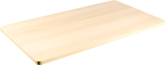 VIVO Light Wood 43 x 24 inch Universal Solid One-Piece Table Top for Standard and Sit to Stand Height Adjustable Home and Office Desk Frames, DESK-TOP43C