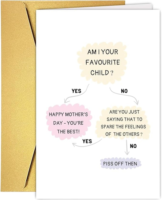 UUEFKTN Brilliant Mothers Day Card Gift for Mom, Funny Mothers Day Card Gift from Son Daughther