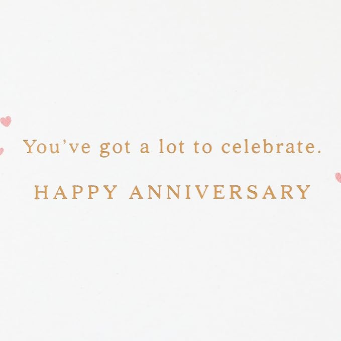 Hallmark Signature Anniversary Card for Couple (Champagne Cheers)