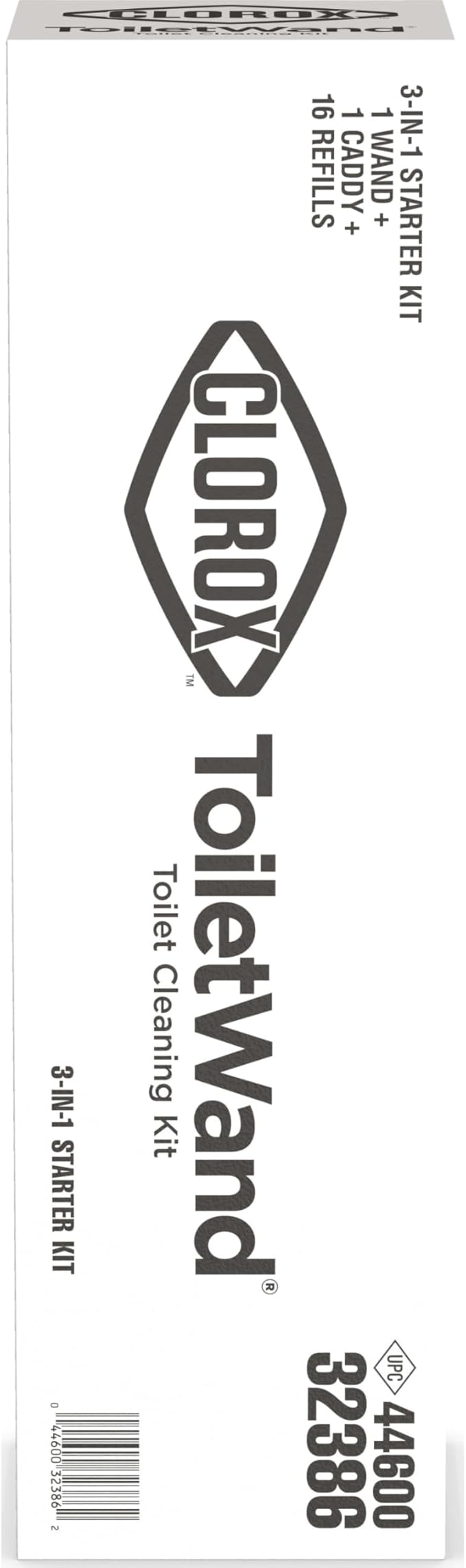 Clorox ToiletWand Disposable Toilet Cleaning System - ToiletWand, Storage Caddy and 16 Disinfecting Refill Heads