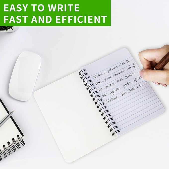 Spiral Notebook 4Pack Pocket Notebook 4.2"x 6.1" Pocket Notepad Small Notebook (8Pack Spiral Notebook)