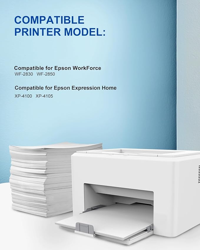 212 212XL Ink Cartridges Remanufactured for Epson 212XL 212 XL T212XL T212 Ink Cartridges Combo Pack Work with Epson Expression Home XP-4100 XP-4105 Workforce WF-2830 WF-2850 Printer (5 Pack)