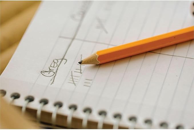 Ticonderoga Golf Pencils With Erasers, #2 HB Lead, Yellow, Pack Of 72