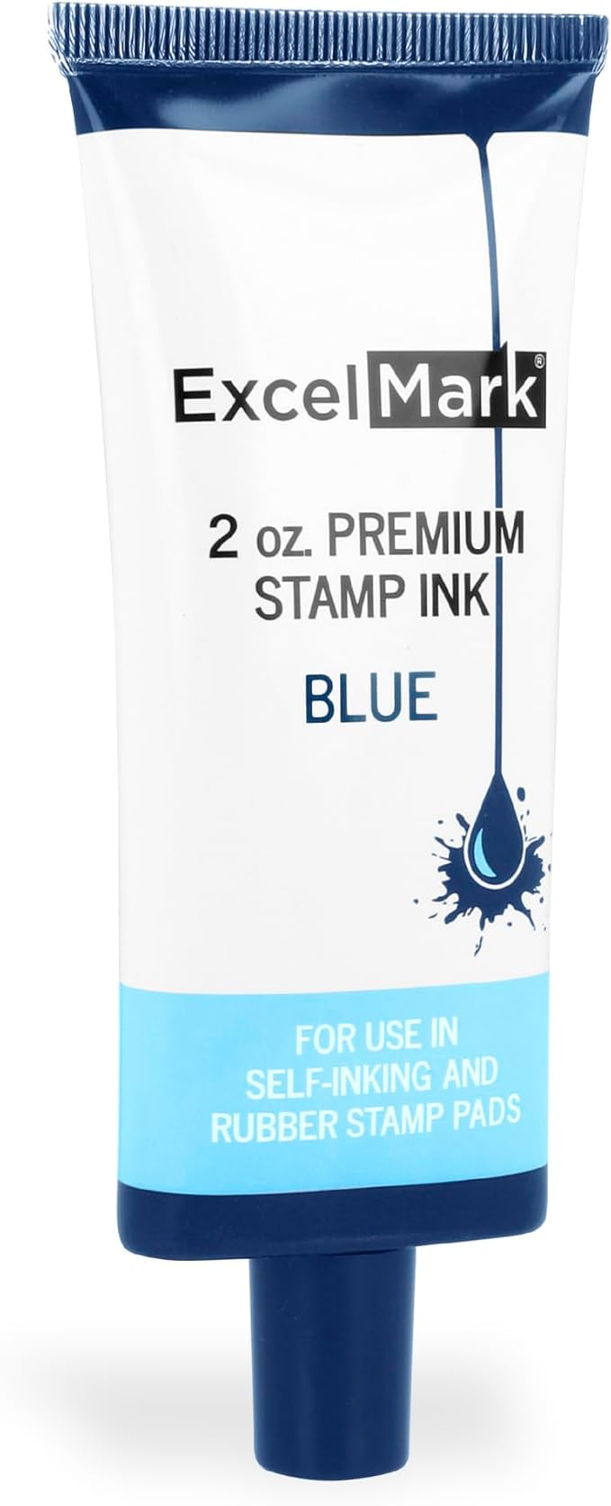 Self Inking Stamp Refill Ink - 2 oz. - Blue Ink