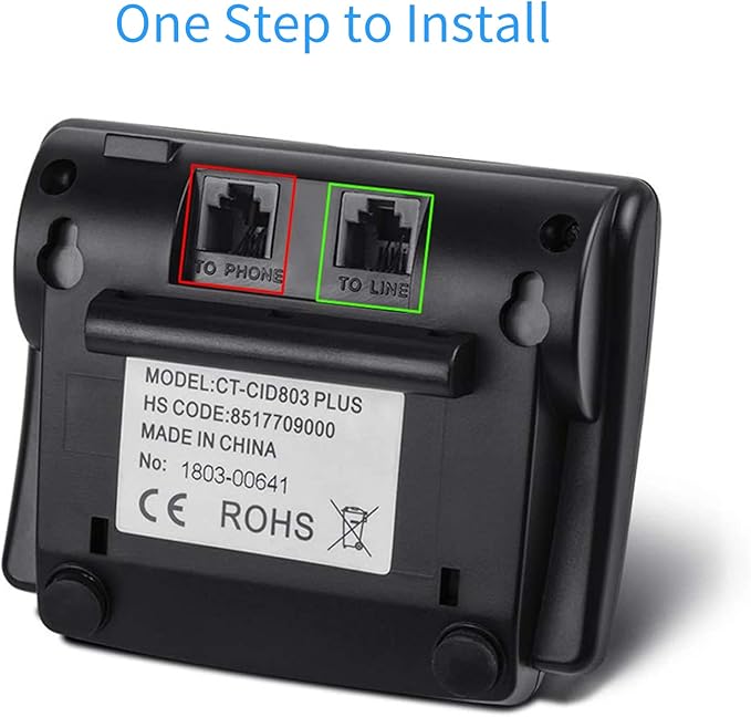 Bisofice Call Blocker for Landline Phones Telephone 2000 Caller ID Box Blocking One Touch Number Block Device Block Unwanted Robocalls and Nuisance Calls