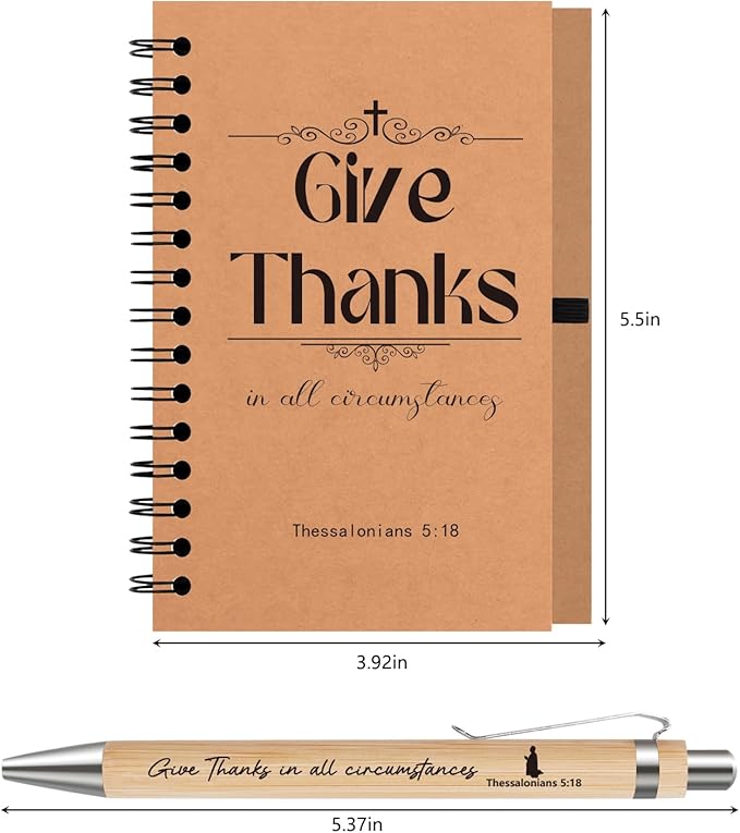 60Pcs Christian Gifts Prayer Journal,10 Bulk Spiral Notebooks with 10 Bible Pens for Christian Women Men, Church Supplies for Office School Visitor, Pocket Bible Journal Notebooks for Believer