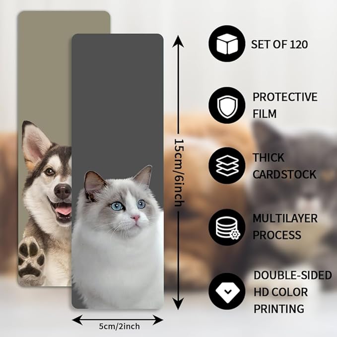 Bookmark, Book Markers for Reading, 120 PCS, Bookmarks for Adults, Teacher Bookmark, Book Mark, Bookmarks for Women Men Kid Teens, Planner Bookmark, Cute Bookmark, Paper Bookmarks