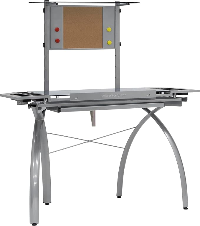 Studio Designs Futura Tower, Silver/Blue Glass