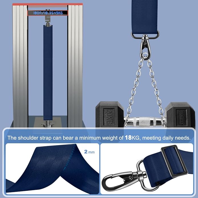 ZINZ 3D Air Cushion Bag Strap 59 inch Adjustable Belt with Padded & Dual Clasps & Swivel Hooks, Comfort Strap for Bags