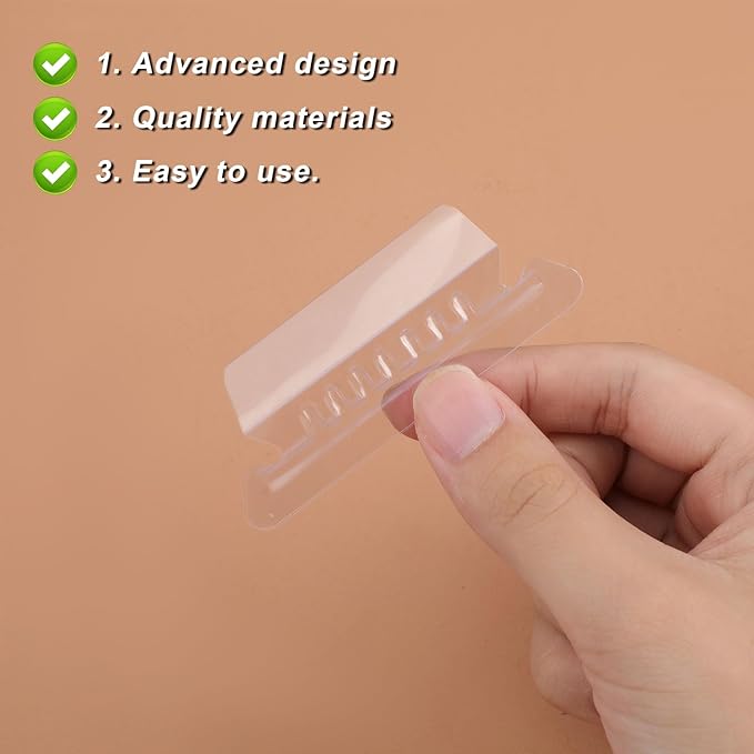 60pcs Folder Tabs & 120 Inserts, Multicolour Plastic File Folder Labels with Paper Inserts Hanging File Folder Tabs for Organize & Distinguish Hanging Files