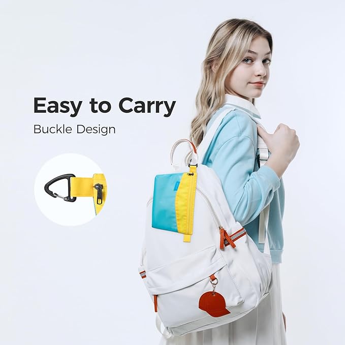 pack all Water-resistant Material Zipper Pouch, Mesh Zipper Bag for Storage, Travel, Office (Large, Blue)