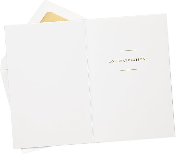 Hallmark Signature Wedding Card, Bridal Shower Card, Engagement Card (Rest of Your Lives)