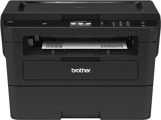 Brother Compact Monochrome Laser Printer, HLL2395DW, Flatbed Copy & Scan, Wireless Printing, NFC, Includes 4 Month Refresh Subscription Trial and Amazon Dash Replenishment Ready,Black