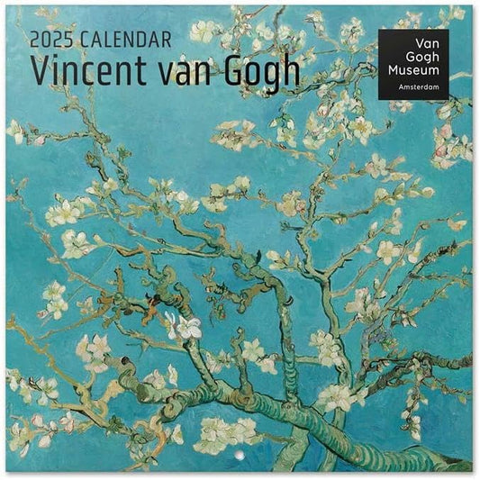 Van Gogh Wall Calendar 2025 12" x 12" FSC® Plastic Free - Starts Week On Sunday | Square Wall Calendar | Family Planner Calendar 2025 | Art Calendar 2025