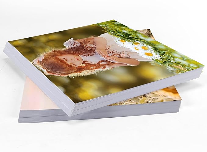 ZBEIVAN Photo Paper 8x10 inch High Glossy Paper 100 Sheets, 200 GSM Paper for Printer