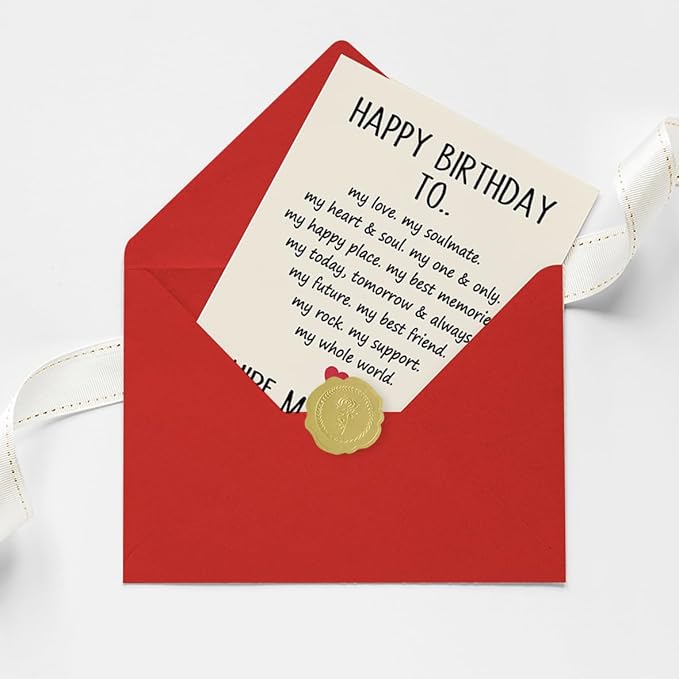 Funny and Romantic Birthday Card & Gifts for Husband, Men, Boyfriend - Sweetest Happy Bday Cards for Him