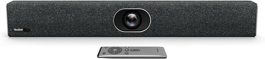 Yealink UVC40 4K 60FPS USB Video Conference Camera, Teams Zoom Certified,133° Wide Angle Webcam with 8 Microphones and Speakers, Audio and Video Conferencing System for Small and Huddle Rooms USB-A