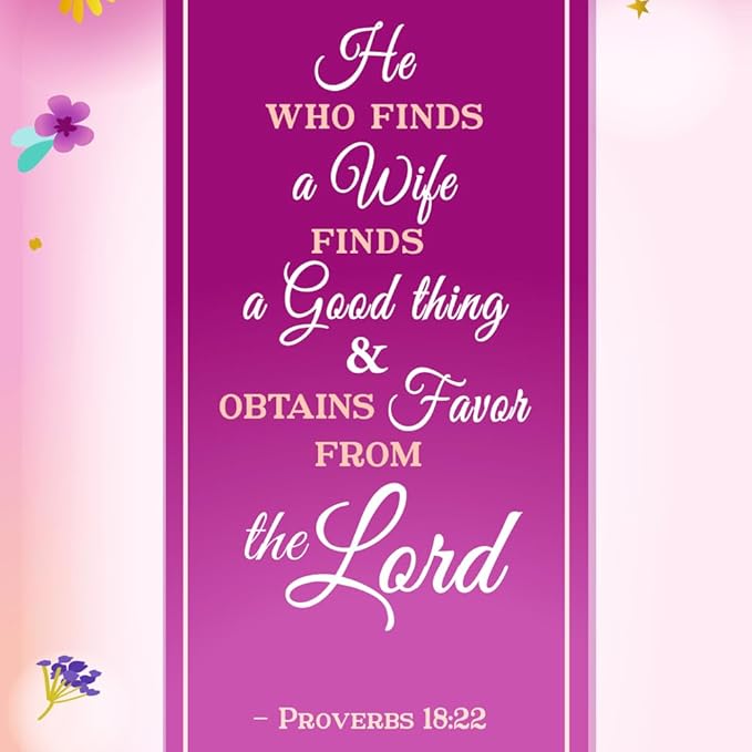 Prime Greetings Religious Birthday Card For Wife, Made in America, Eco-Friendly, Thick Card Stock with Premium Envelope 5in x 7.75in, Packaged in Protective Mailer