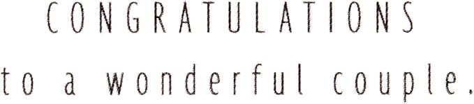 Hallmark Signature Wedding Card (A Perfect Fit)