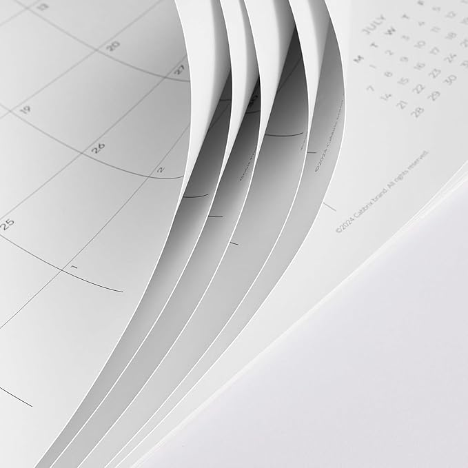 Cabbrix Desk Calendar 2025-2026 with Desktop Mat, Simple Desk Pad Calendar 15 x 12 Inch Runs From January 2025 to June 2026, Desk Blotter Calendar for Home School and Office