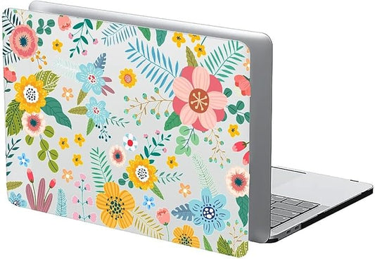 Compatible with 15 Inch MacBook Air A2941 M2 2023, Abstract Flower Hard Plastic Shell Cover Case