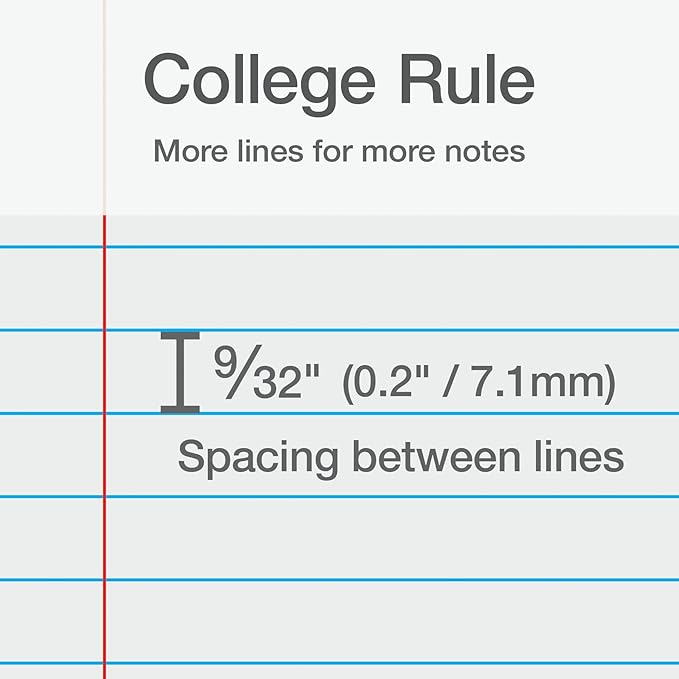 Oxford 1-Subject Notebooks, Notebooks for School, 8 x 10.5 Inches, College Rule, 70 Sheets, Assorted Primary Colors, 3 Pack, Colors May Vary (1006792)