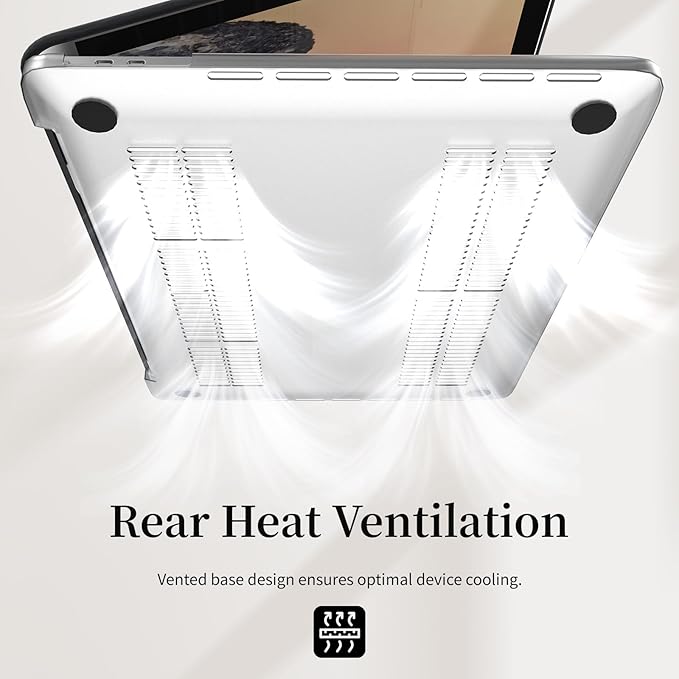 Velvet Black Ripple Design for MacBook Pro 13 inch Case A2338 A2289 A2251 A2159 A1989 A1708 A1706 (2024-2016)