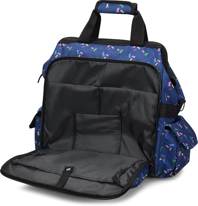 Nurse Mates Ultimate Nursing Bag | Multiple Compartments | Interior Laptop Compartment | Durable Zippers