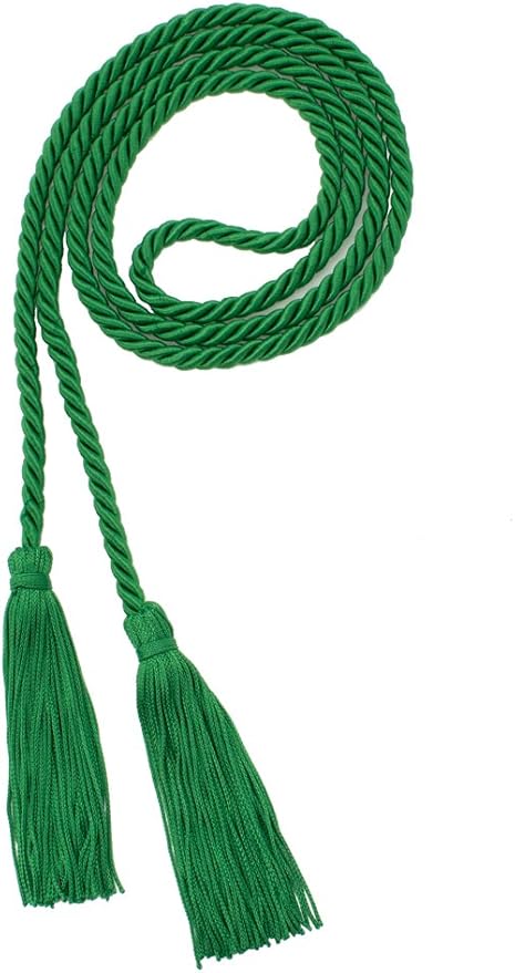 Tassel Depot Graduation Honor Cord - Kelly - Every School Color Available - Made in USA