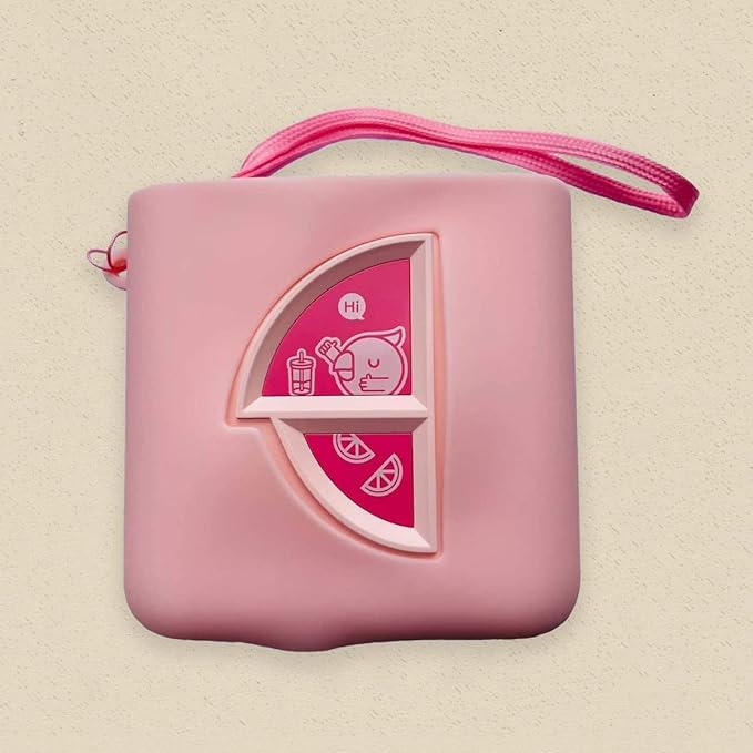 Poooliprint Colored Soft Bumper for LE Poooli Pocket Printer (Pink)