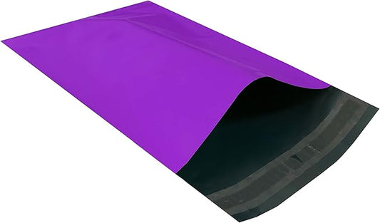 Colored Poly Mailers Pack of: Be creative with your packaging with Colored mailers (Purple, 6" x 9" pack of 200)