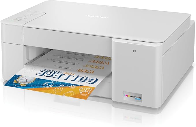 Brother MFC-J1215W INKvestment -Tank Wireless Multi-Function Color Inkjet Printer with Up to 1-Year in Box (Renewed Premium)