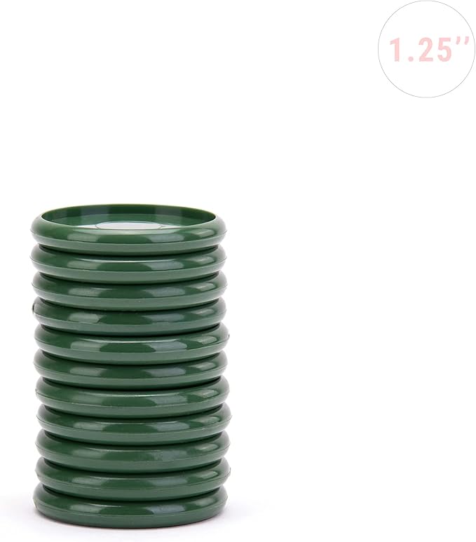 Talia Discbound Notebook - Discs (Olive Green, 1.25inch)