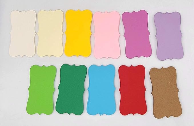 PPAPPAPPIYO Color Blank index cards Business Cards (110) Paper 3.5 in x 2 in - Blank