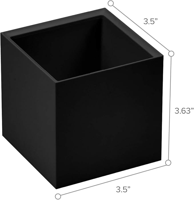 Bostitch Office Konnect Pencil Cup Desk Organizer, Pen Cup, Black