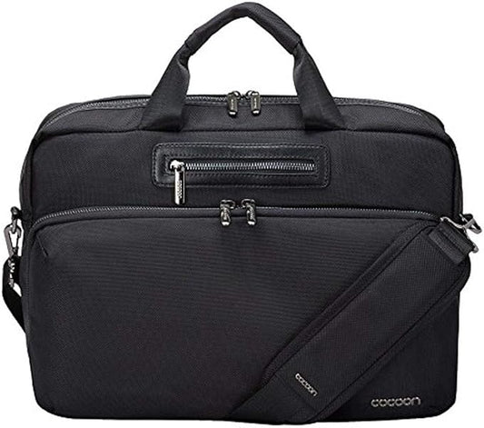Cocoon MCP3355BK Buena Vista 16" Laptop Brief with Built-in Grid-IT!® Accessory Organizer (Black)