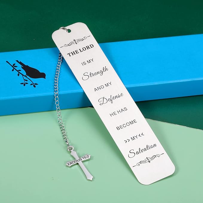 Inspirational Christian Bookmark Gifts for Women Men Bible Verse Bookmarks Book Lover Religious Gift for Girl Bookworms Birthday Easter Christmas Baptism Church Bulk Gifts