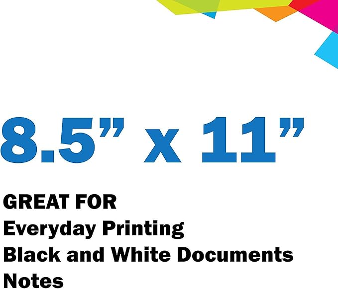 Hammermill Printer Paper, 20 lb Copy Paper, 8.5 x 11 - 1 Ream (500 Sheets) - 92 Bright, Made in the USA